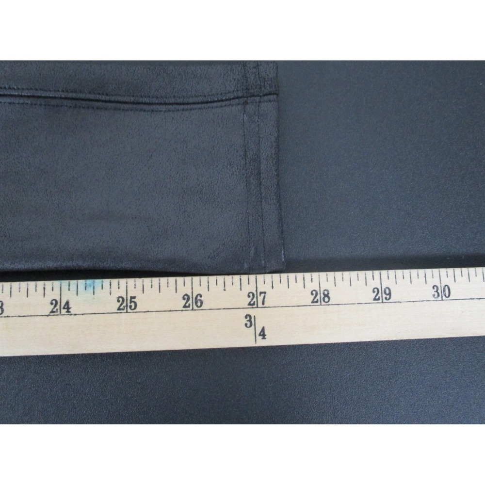 SPANX Mama Faux Leather Leggings Maternity XS Black - Picture 8 of 9